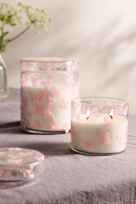 Linnea Pressed Florals Candle | Anthropologie (US)