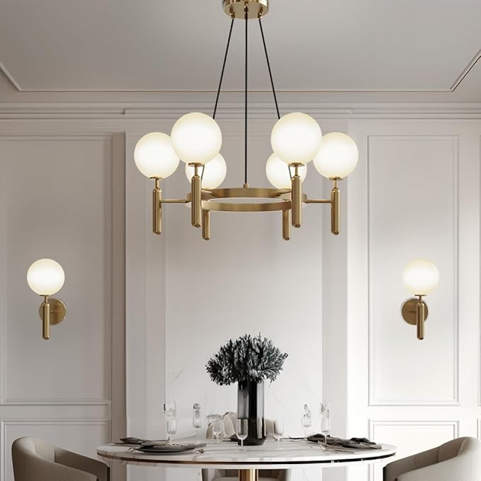 𝗠𝗢𝗗 𝗟𝗜𝗚𝗛𝗧𝗜𝗡𝗚 Angelica | Modern Chandelier, Globe Sputnik Chandel... | Amazon (US)