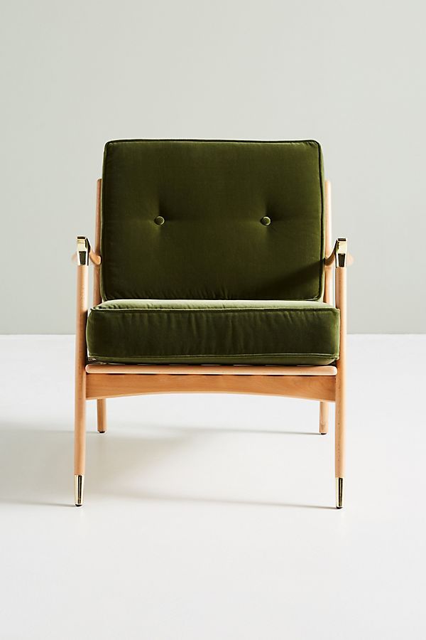 Velvet Haverhill Chair | Anthropologie (US)