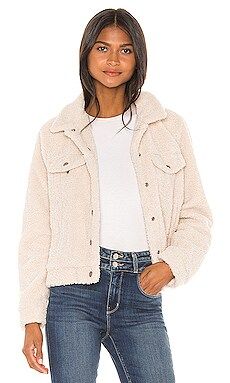 Sanctuary Astoria Faux Fur Jacket in Moonstone from Revolve.com | Revolve Clothing (Global)