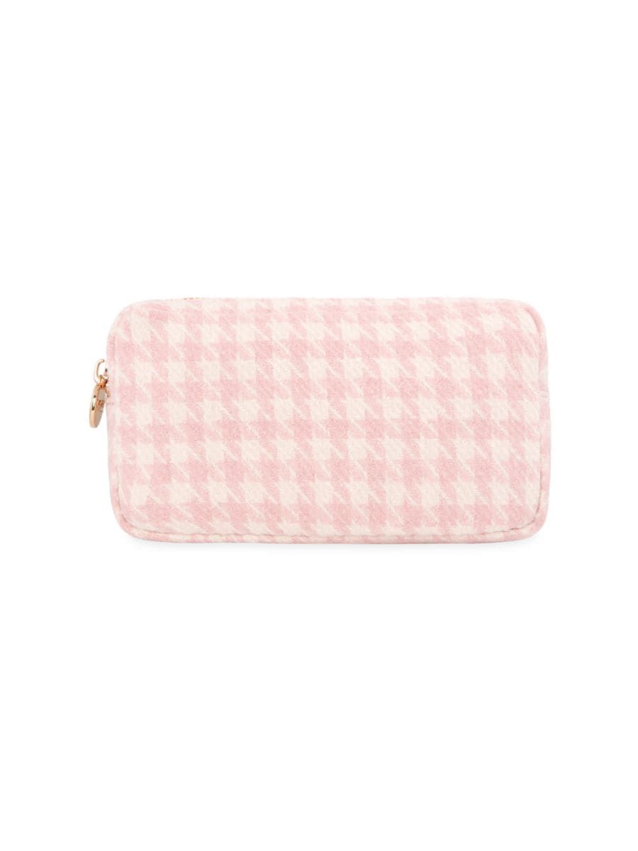 Stoney Clover Lane Small Houndstooth Print Novelty Pouch | Saks Fifth Avenue