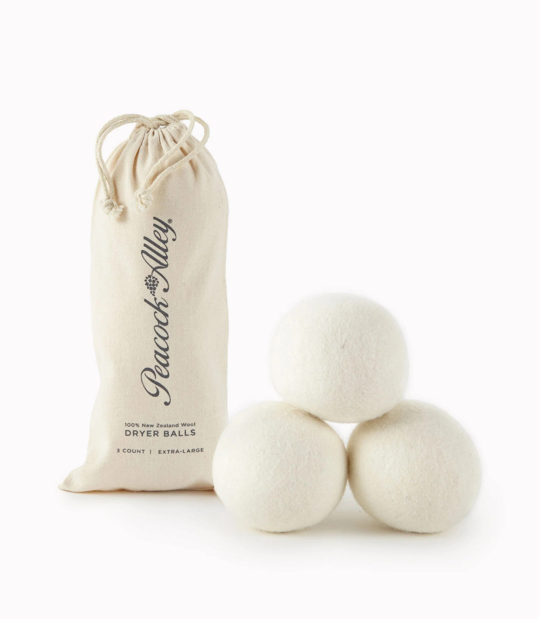 Wool Dryer Balls | Peacock Alley | Luxury Bedding & Bath Linens