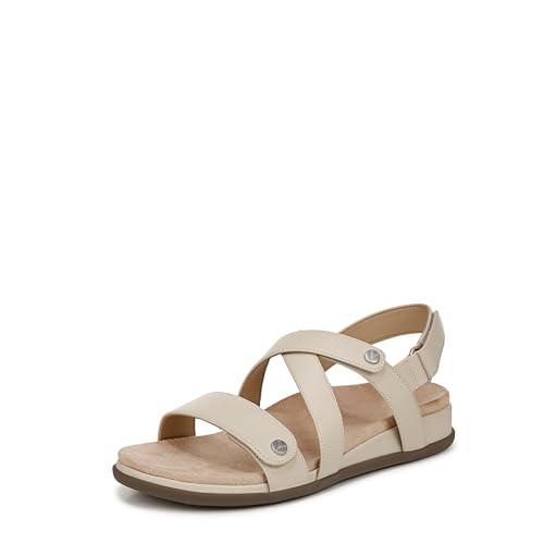 Vionic Women's Cypress Sandal, Parchment Beige Leather, 7.5 | Amazon (US)