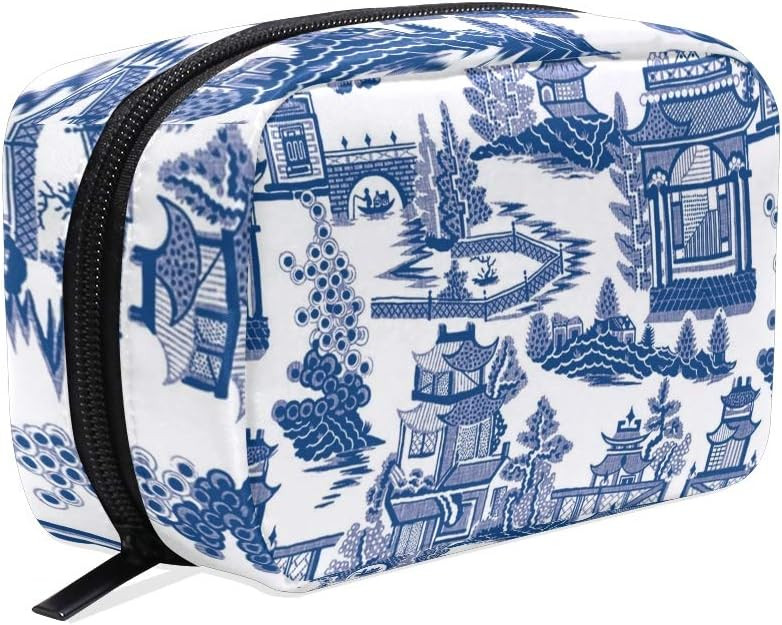 Ming China Chinoiserie Cosmetic Bags Organizer- Travel Makeup Pouch Ladies Toiletry Case for Wome... | Amazon (US)