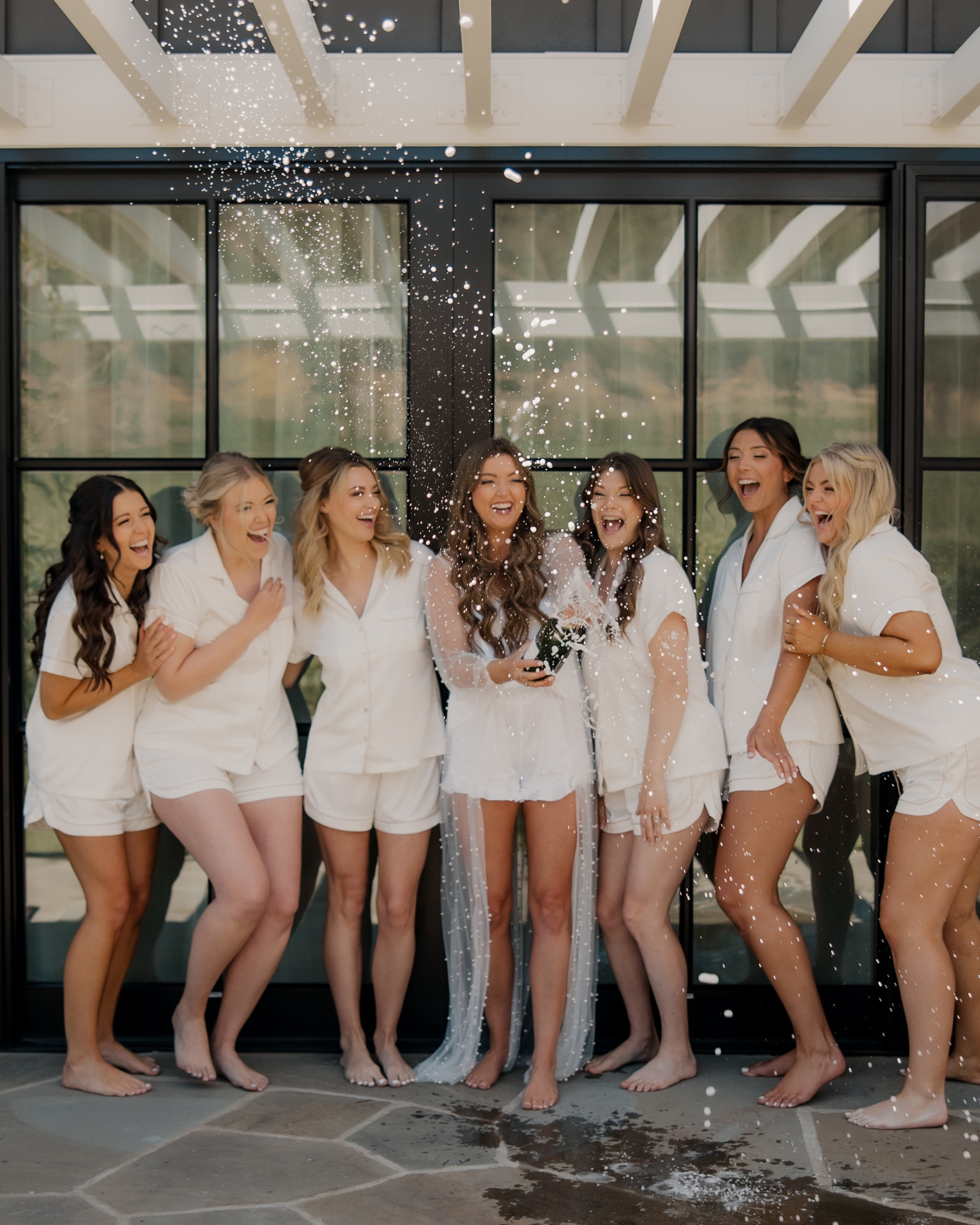 White bridesmaid getting ready outfits for wedding day! 

#LTKunder100 #LTKunder50