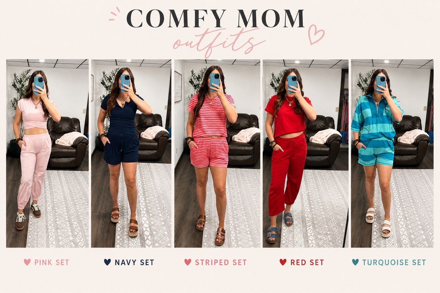 Comfy mom outfit ideas 🤍 Matching lounge sets that are cute enough to wear out of the house but comfortable enough for everyday mom life. These sets are perfect for school drop-offs, errands, travel days, and lounging at home.

#LTKmomlife #LTKootd #LTKActive