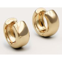 Gold Huggie Hoop Earrings | PrettyLittleThing UK