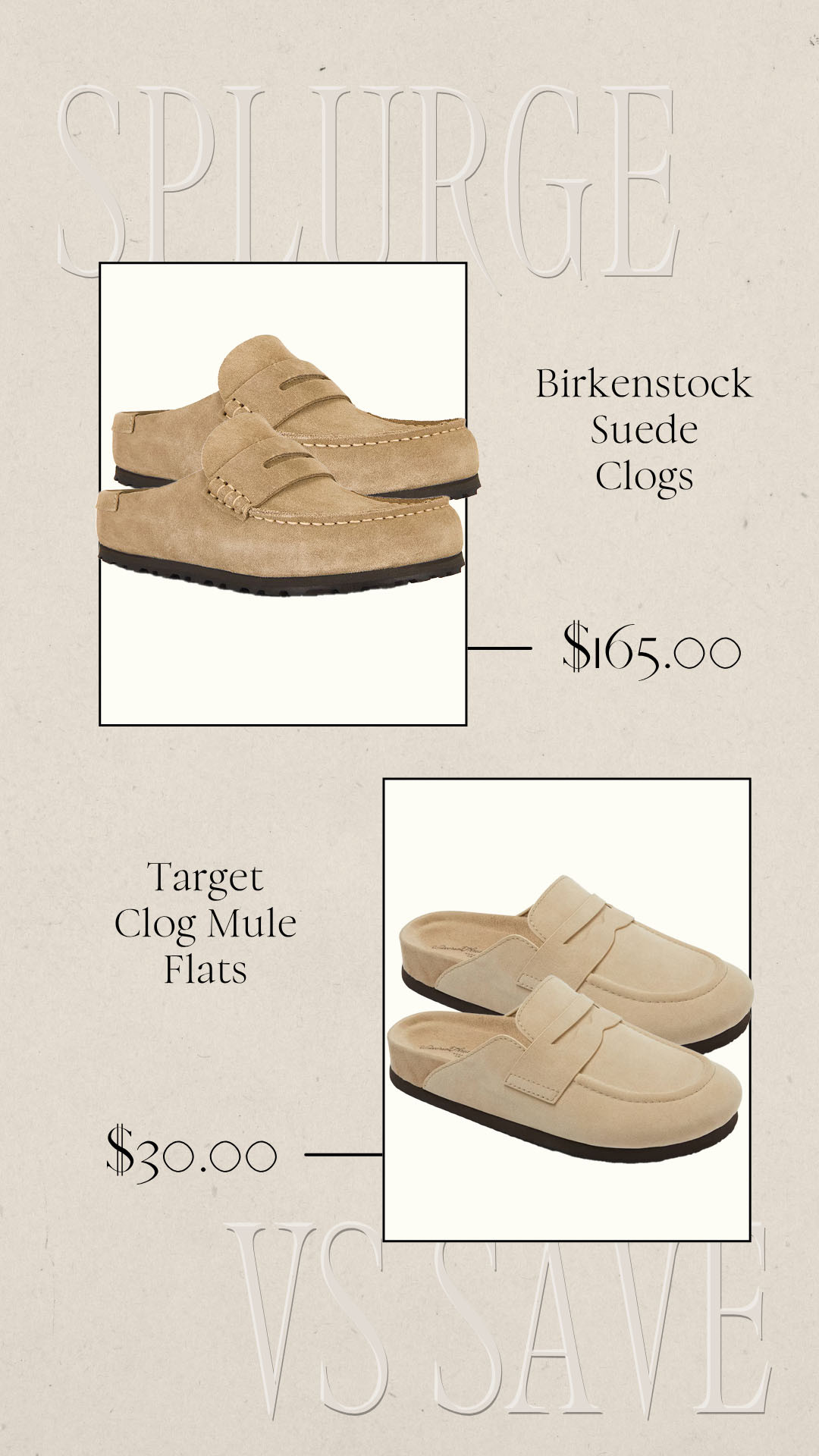 Splurge vs Save | Save vs Splurge | Birkenstock Look for Less 

 #LTKmomlife #LTKSeasonal