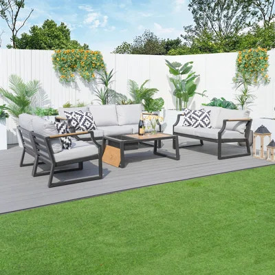 7 - Person Seating Group with Cushions | Wayfair North America