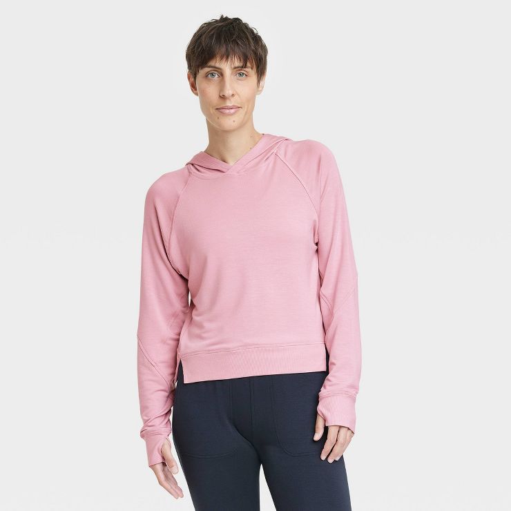Women's Modal Hooded Sweatshirt - All in Motion™ | Target