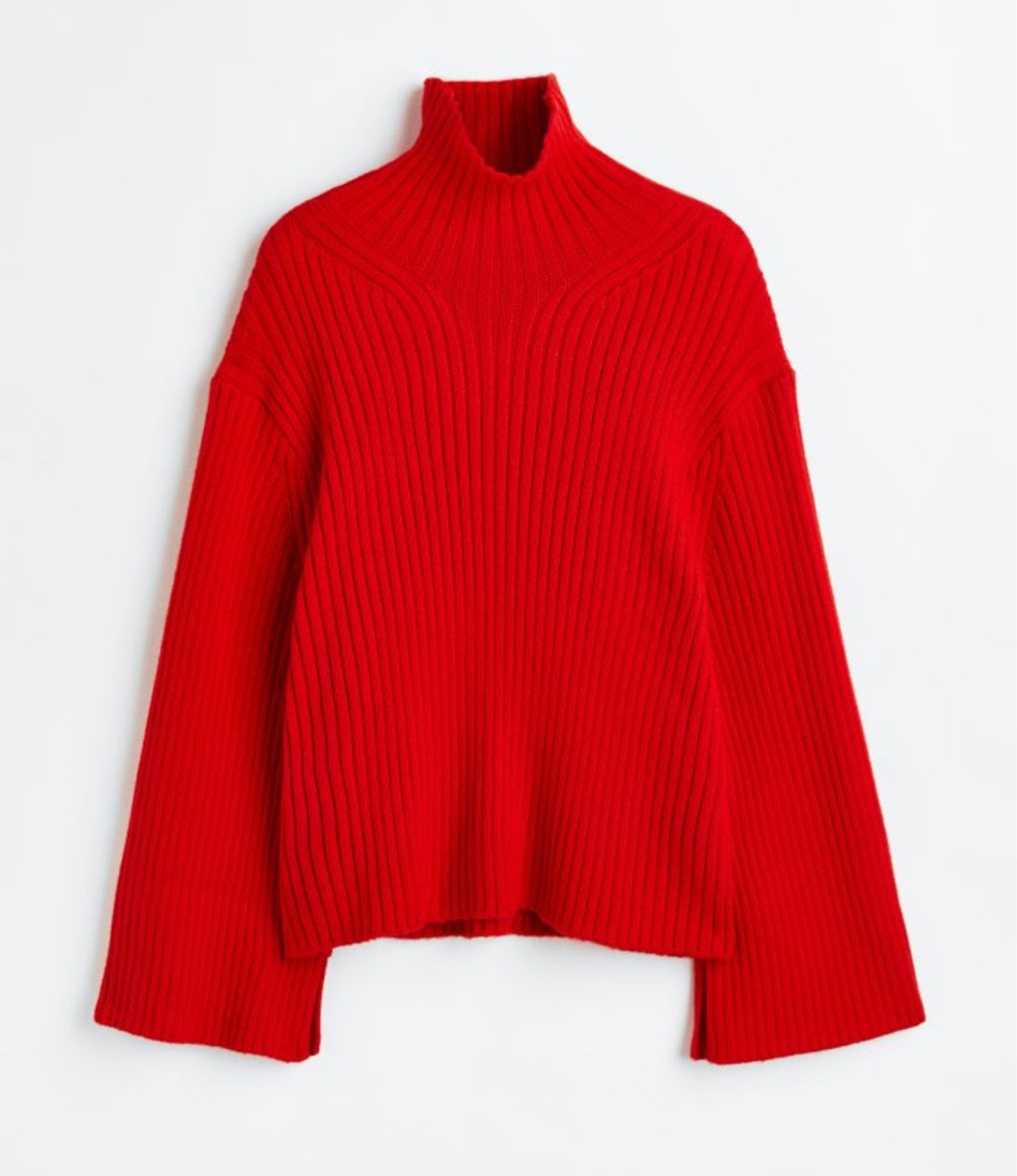 Red turtleneck, red sweater, turtleneck

#LTKunder50 #LTKcurves #LTKstyletip