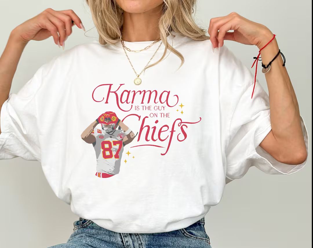 Kelce Karma is the Guys on the Chiefs Shirt - Etsy | Etsy (US)