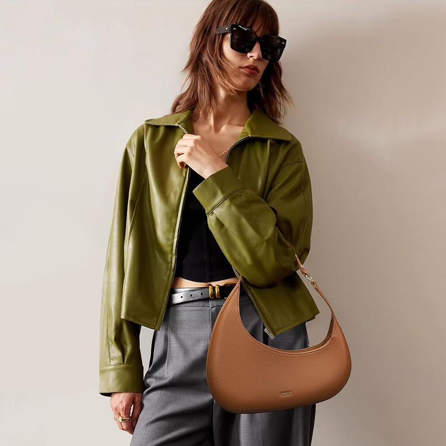 Keyli Shoulder Bag for Women Trendy Casual Leather Shoulder Purses lightweight Handbags Clutches ... | Amazon (US)