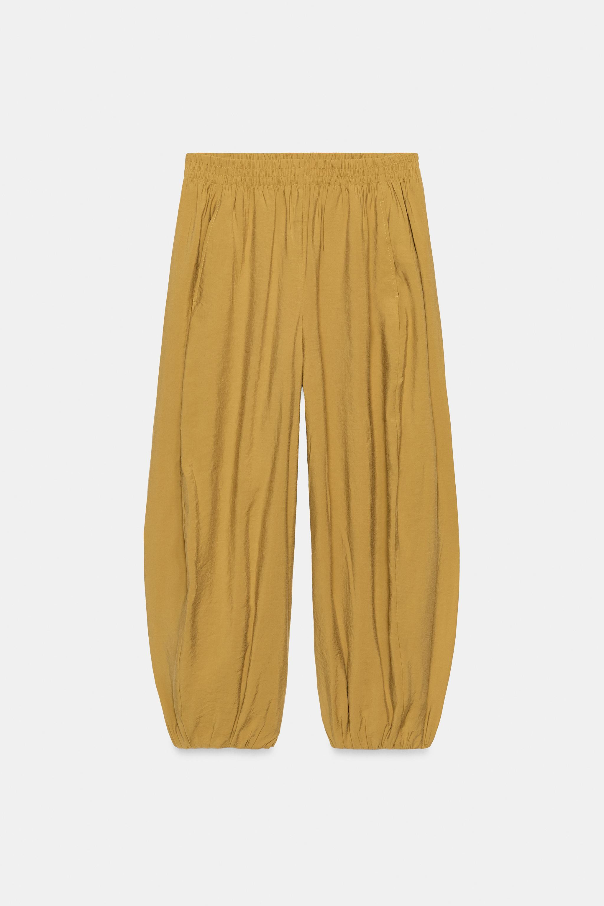 VOLUMINOUS BLOOMER PANTS | Zara US