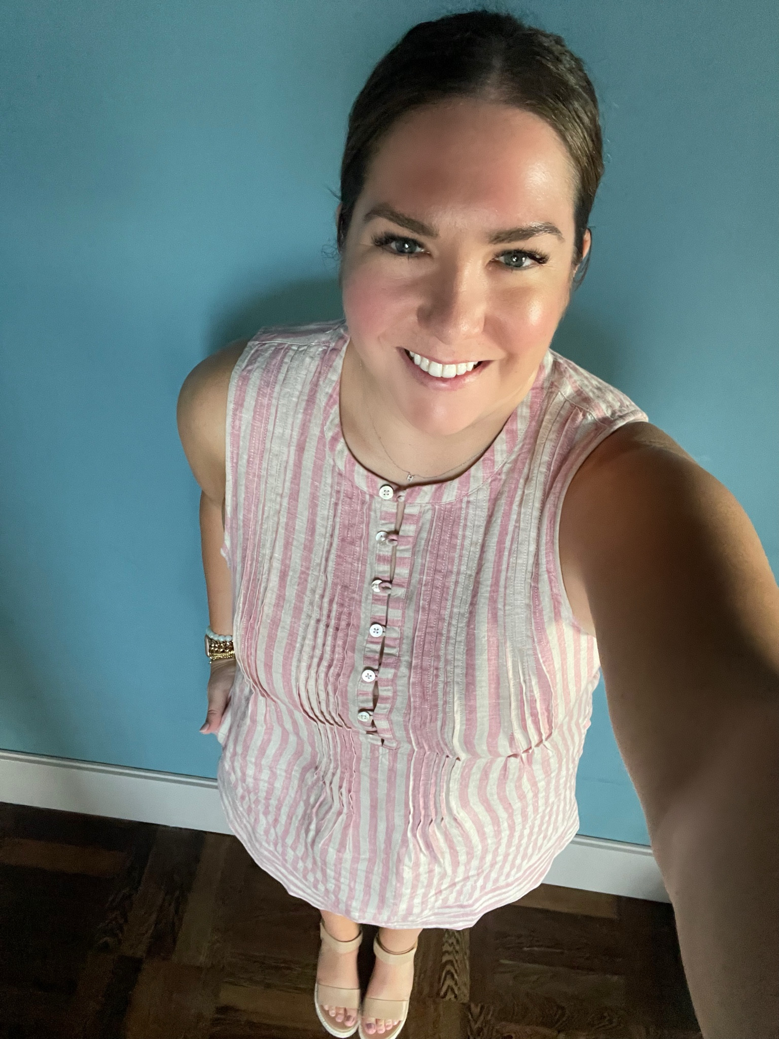 Another outfit from our few days in Rome. Linen was perfect for the warm evenings and my sandals are so comfortable to walk around yet feel a bit more dressed up than sneakers. Also this linen did not wrinkle which was also amazing for international travel  

#LTKeurope #LTKtravel #LTKSeasonal