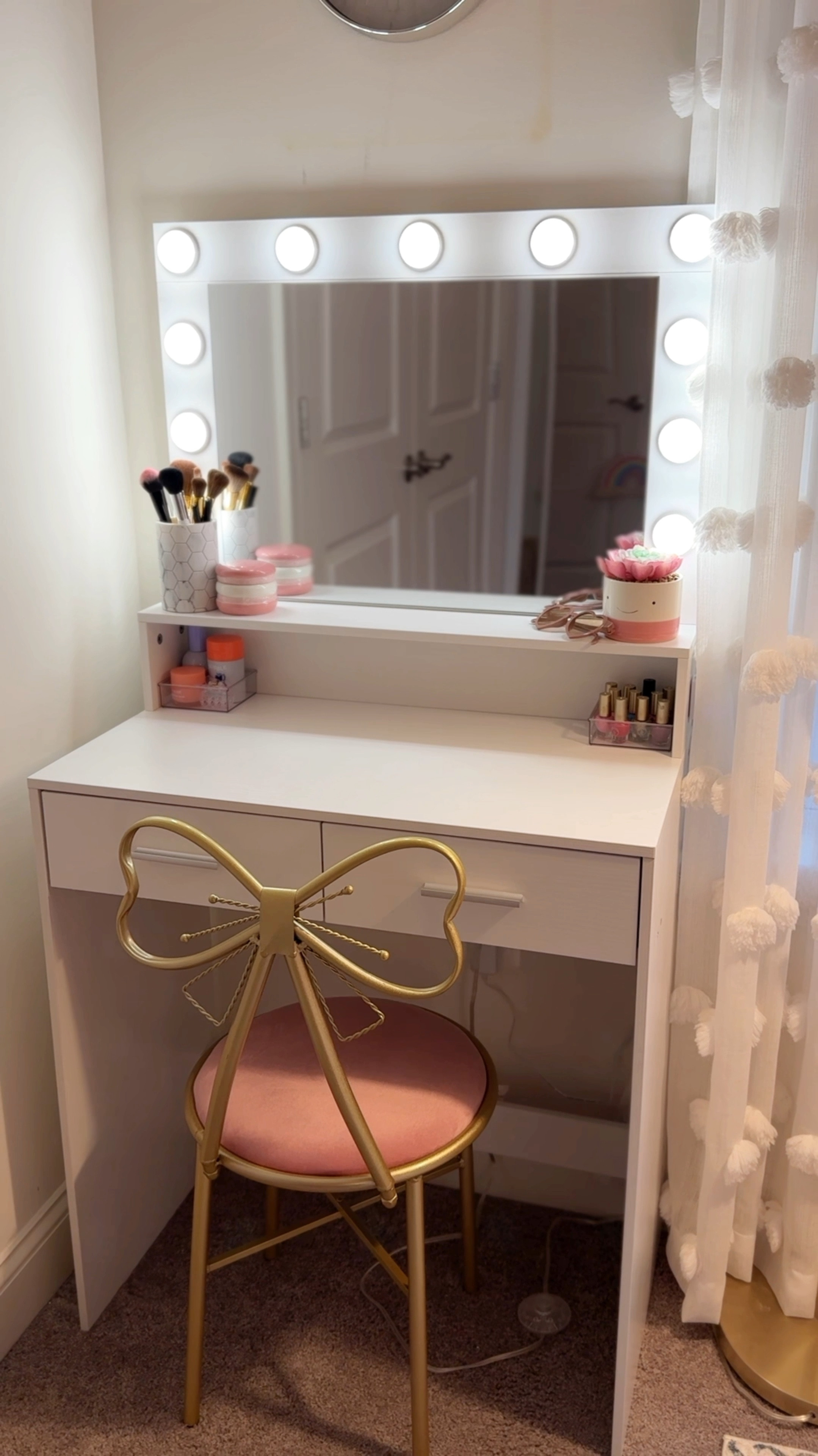 Cute and affordable vanity!💗

#LTKMostLoved #LTKKids #LTKBeauty