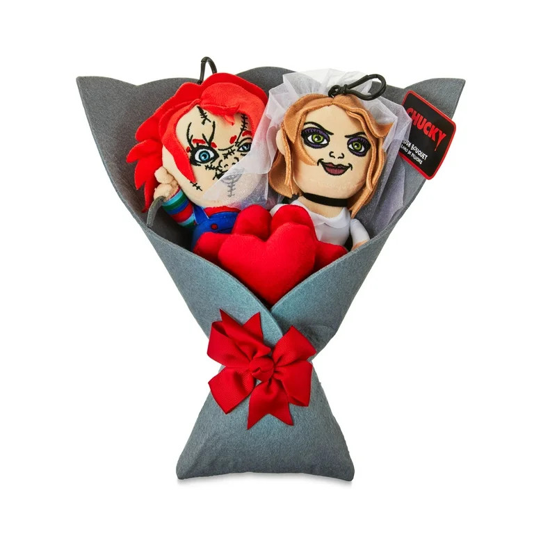 Chucky And Tiffany Plush Valentine's Bouquet, Multi-Color, All Ages | Walmart (US)