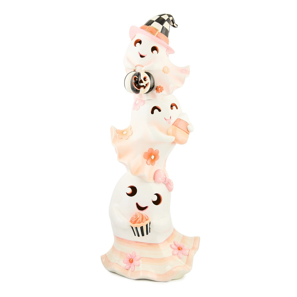 Hocus Pocus Illuminated Stacked Ghosts Figure | MacKenzie-Childs