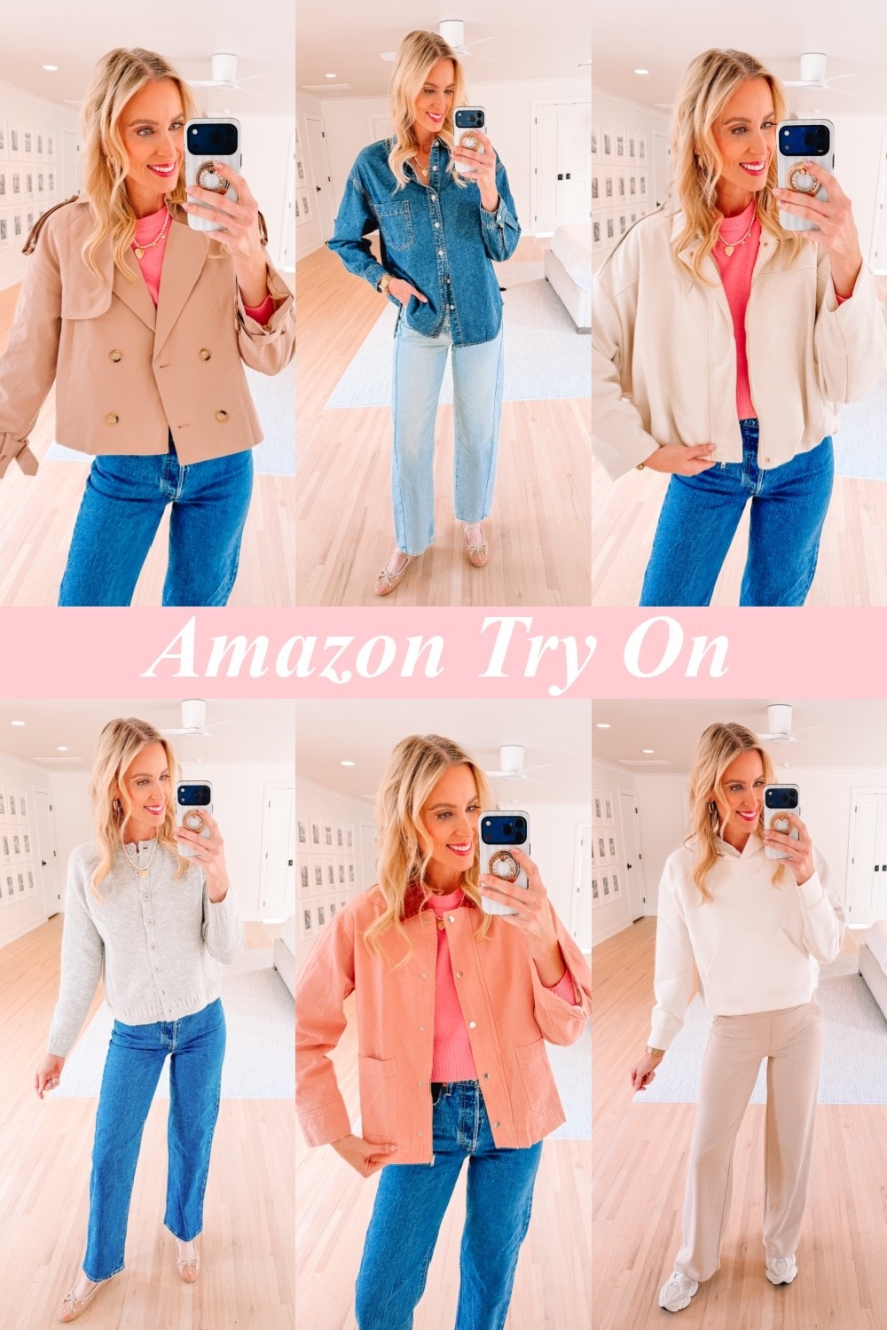 Amazon try on haul!! I love these Amazon jackets and this is a great denim shirt!! My all time favorite Amazon wide leg stretchy pants too!