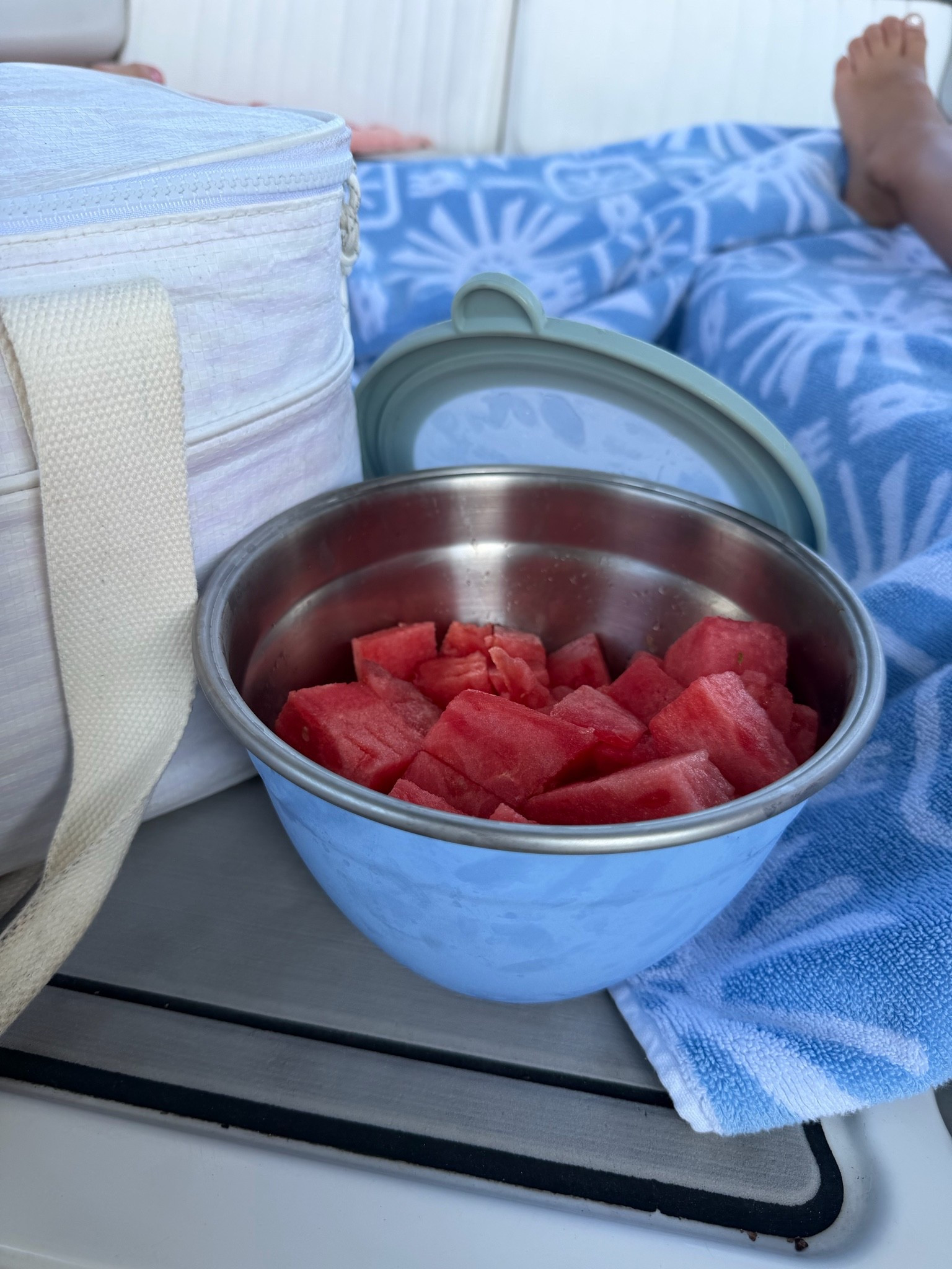 Our beach and pool day essentials that we used all season long! I love this stainless steel bowl for pasta salads, fruit, or it makes a great salad bowl if you’re brining your lunch to work!

#LTKHome #LTKSeasonal #LTKfoodie
