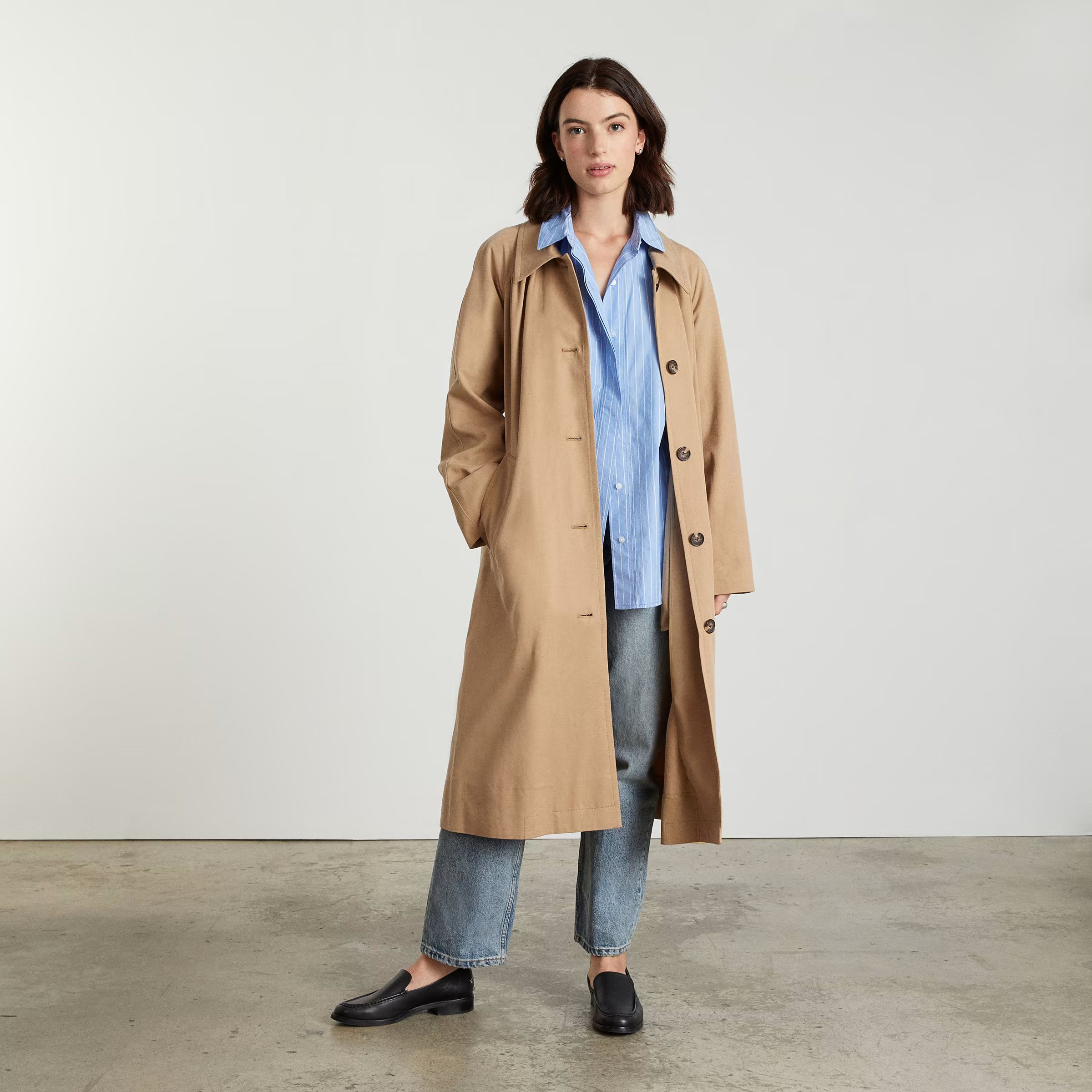 The Gathered Drape Trench | Everlane