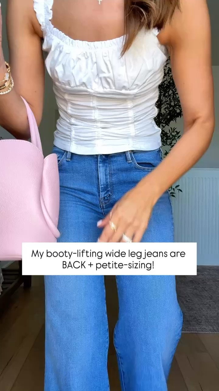 Mother PETITES The Lil Roller Fray in 24 petite - linking regular length, too! Anthropologie scrunchie tank top in XXS petite. Woven flats are TTS. Pink bucket bag. Spring outfit of the day. Spring style. Elevated casual. Mom outfit. Summer outfit. Summer style.


#LTKdayinmylife #LTKootd #LTKPetite