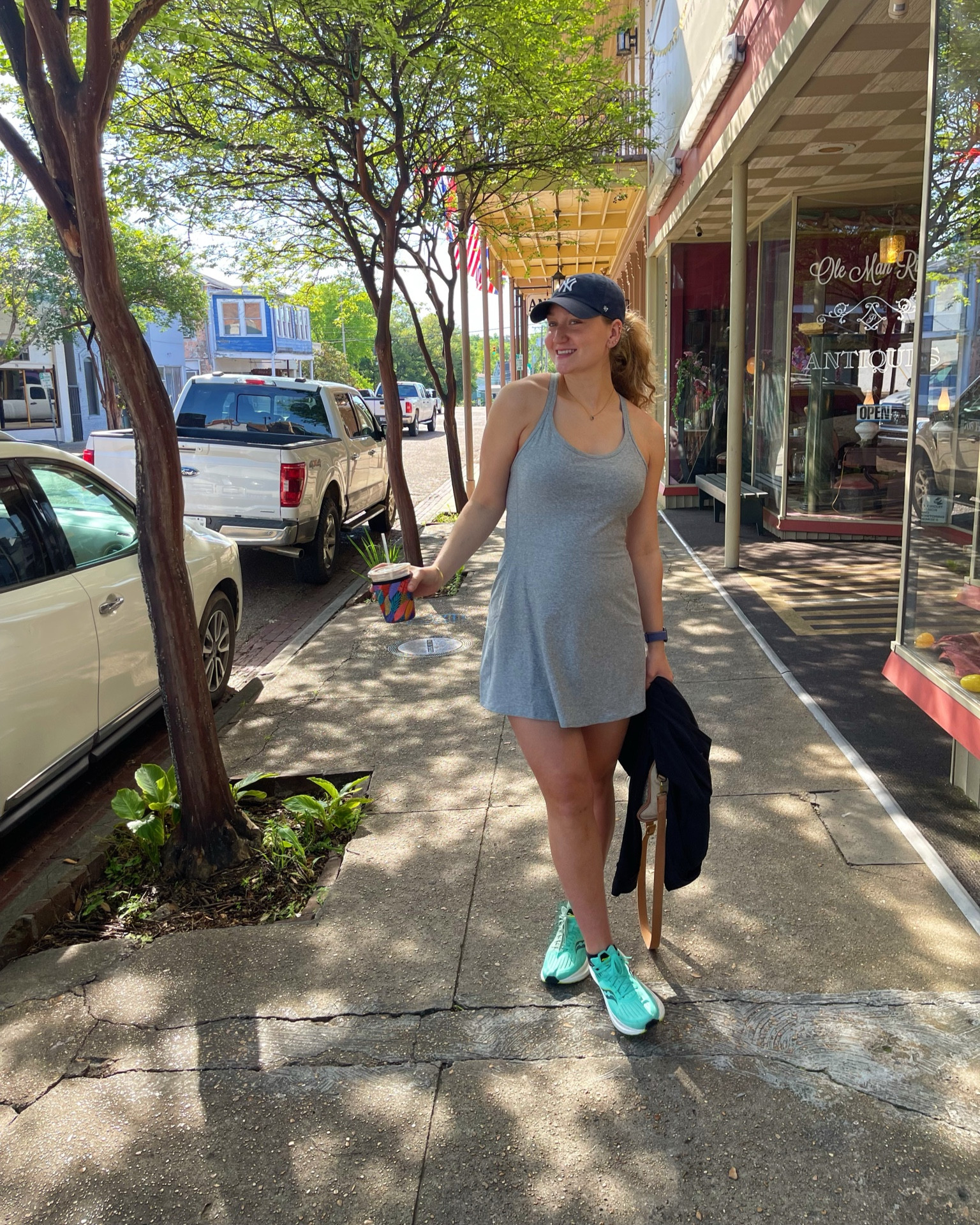 The most comfy dress, i literally have 5 of them lol. This one is a size large, before pregnancy i’d probably wear a small. I fit in a medium right now but large just gives me a little more wiggle room  

#LTKfindsunder50 #LTKfitness #LTKbump