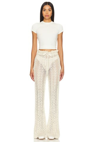 Raimonda Pant in Beige | Revolve Clothing (Global)