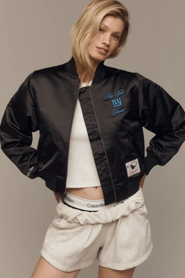 Mitchell & Ness NFL Crop Bomber Jacket | Anthropologie (US)
