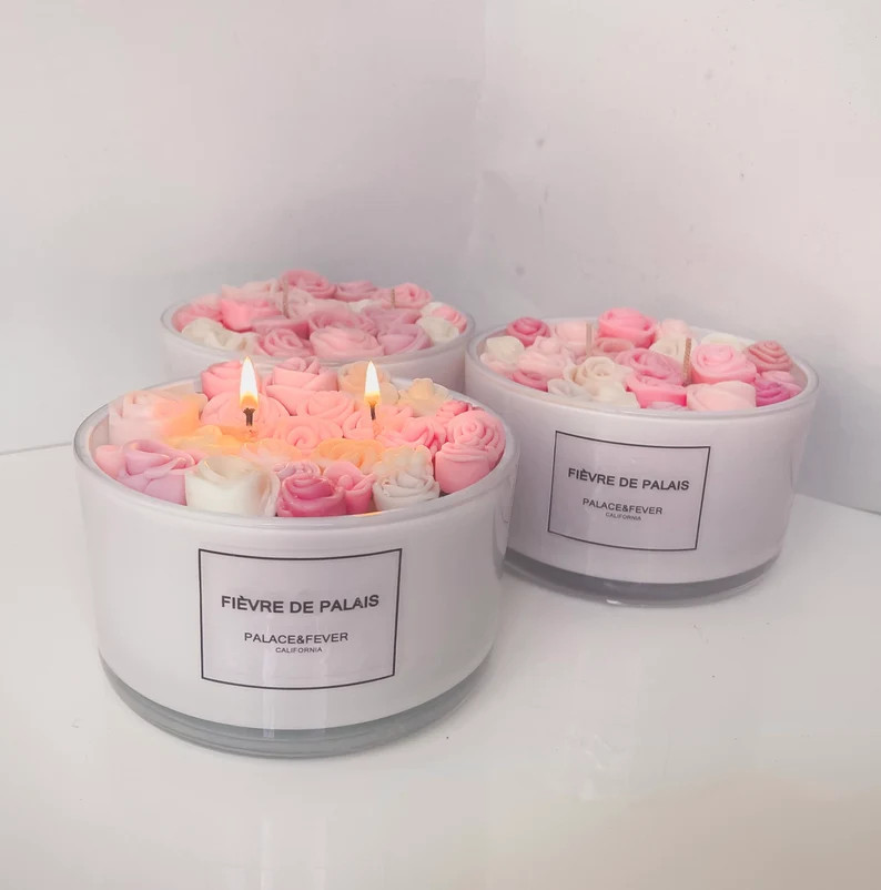 Candle the Flower Bouquet Candle  Soy Wax  Flower Candle | Etsy | Etsy (US)