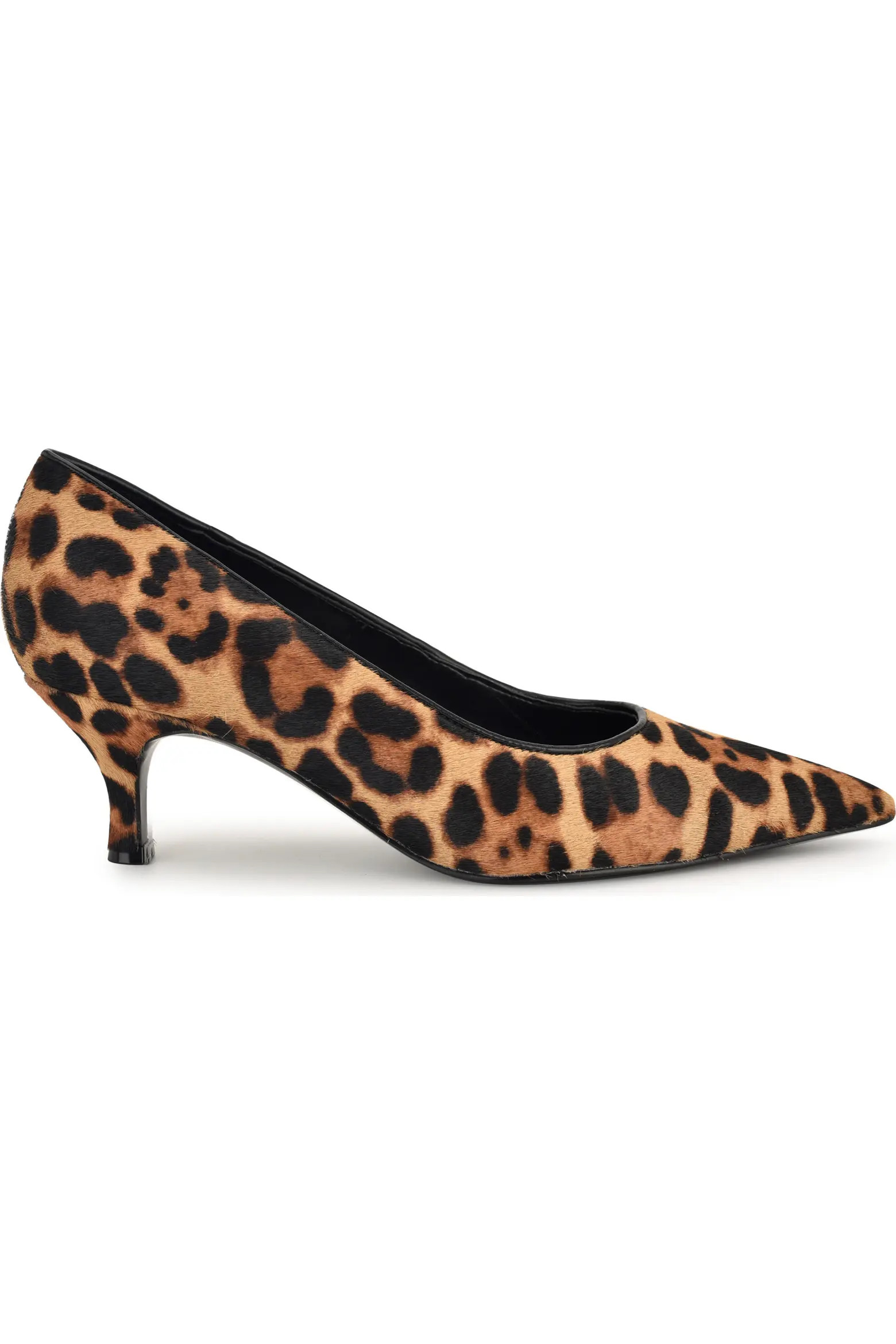Nine West Sisko Genuine Calf Hair Pointed Toe Kitten Heel Pump (Women) | Nordstrom | Nordstrom