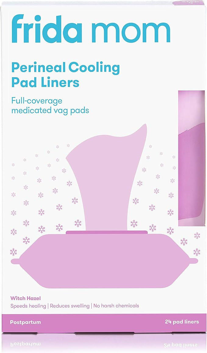 Frida Mom Perineal Medicated Witch Hazel Full-Length Cooling Pad Liners for Postpartum Care | 24-... | Amazon (US)