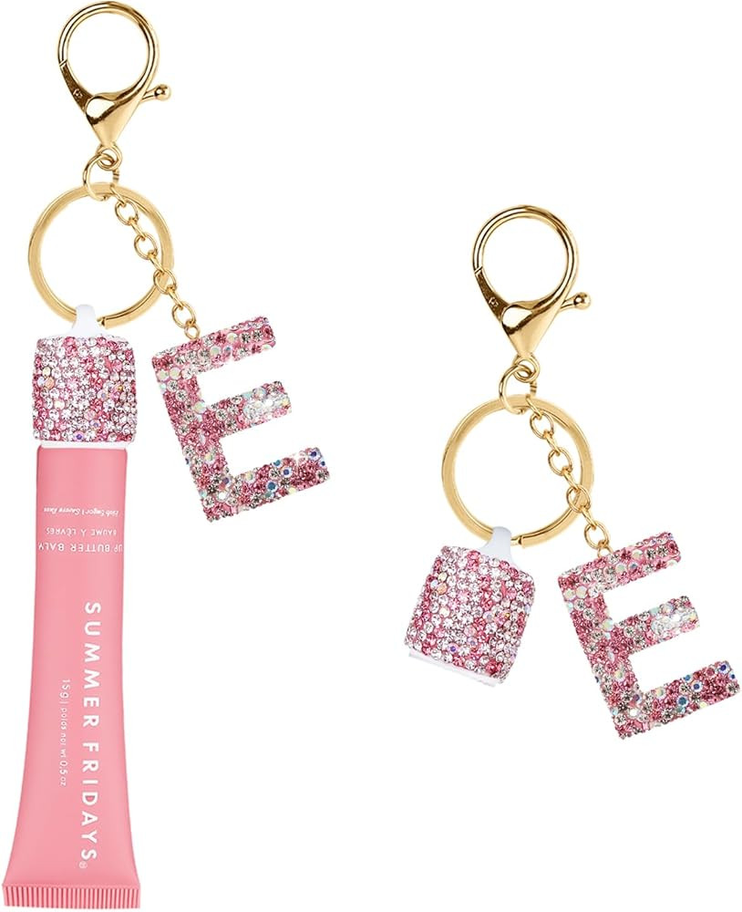 1PCS Keychain Holder for Lip Gloss Summer Fridays,LANGIGE & ELF, Bling Lip Gloss Keychain Cap,Por... | Amazon (US)