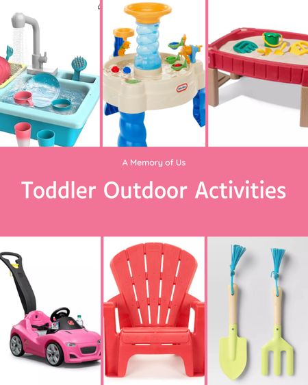 Summer is almost here! Do you have outdoor activities for your toddler? I am sharing some of my absolute favorite outdoor toys for toddlers in this post! You are sure to find some fun toddler outdoor toys for summer listed.

#LTKKids #LTKGiftGuide #LTKSeasonal