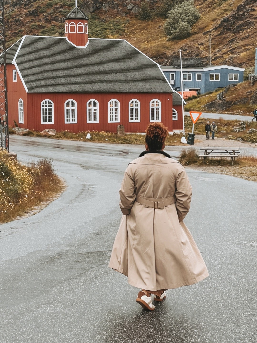 Qaqortoq, Greenland reminded me why a trench coat is a true wardrobe MVP. 🌧️💨 From misty rain to breezy winds, it kept me warm, polished, and ready for whatever the day brought. A must-have for all seasons, but especially fall. 🍂✨

#LTKSeasonal #LTKTravel #LTKStyleTip
