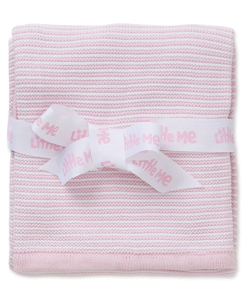 Pink Textured Receiving Blanket | Little Me
