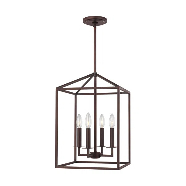 Ellis 4 - Light Lantern Rectangle Chandelier | Wayfair North America