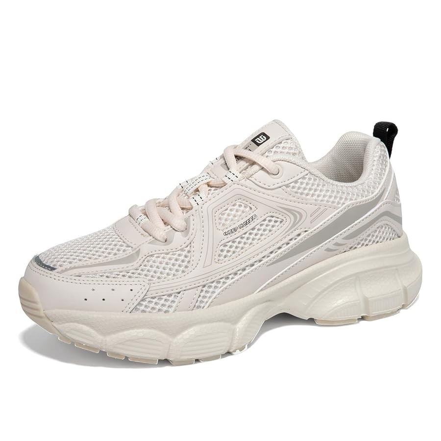 BAASPLOA Women's Chunky Fashion Sneakers Casual Sports Shoes Mesh Breathable Athletic Gym Workout... | Amazon (US)