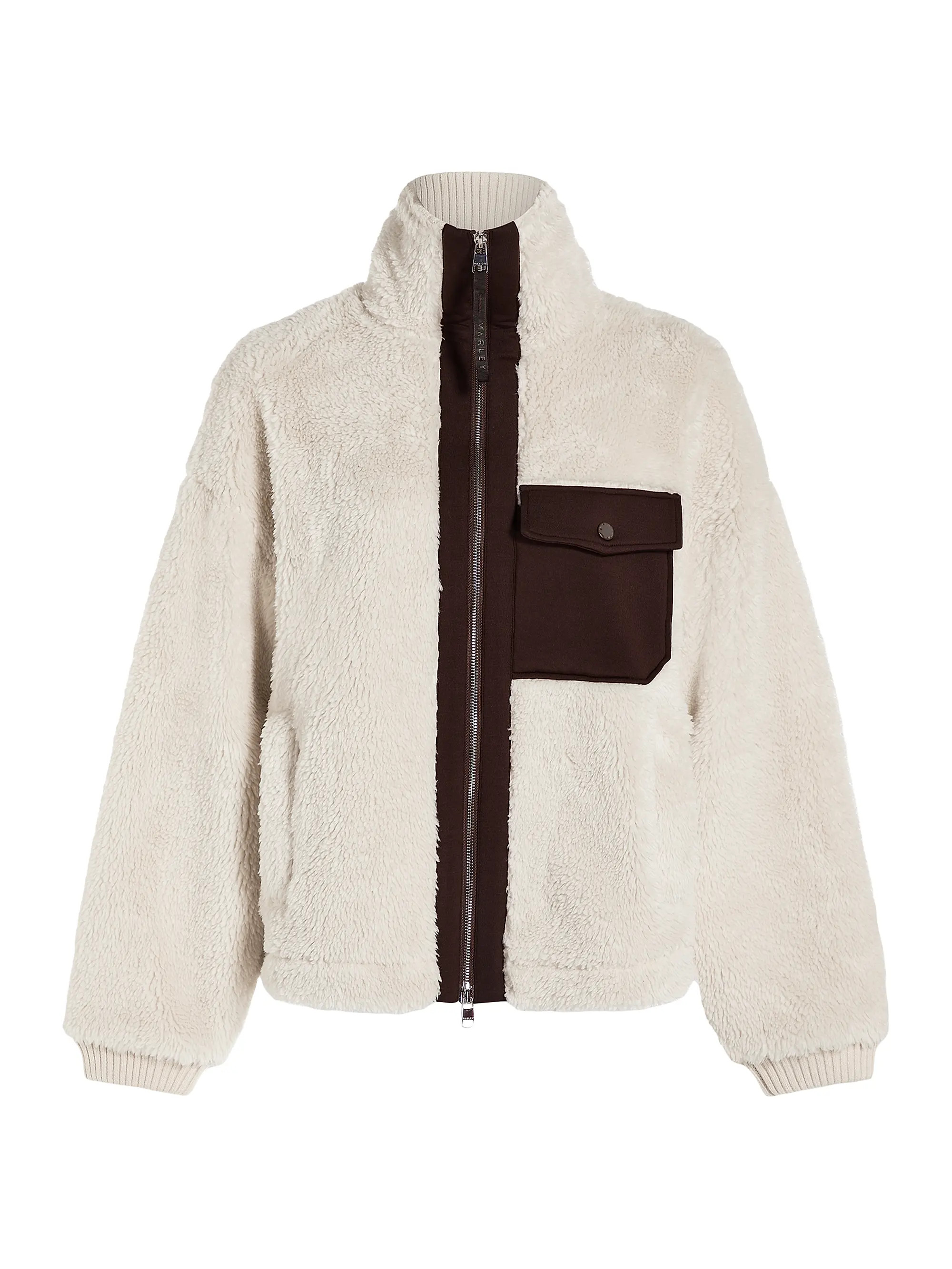 Lowell Colorblocked Sherpa Jacket | Saks Fifth Avenue