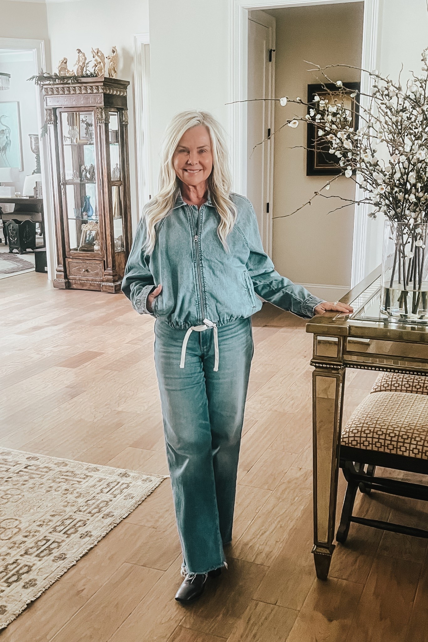 The perfect high low all denim ootd💙

#LTKootd #LTKSeasonal #LTKOver40