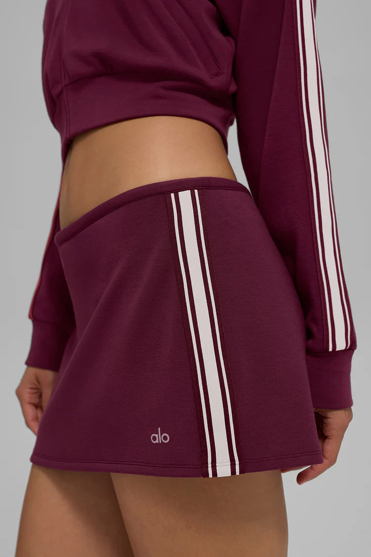 Track Star Mini Skirt - Burgundy | Alo Yoga (US)