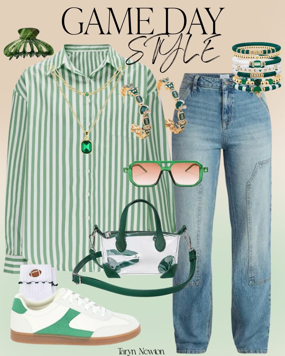 Game day outfit inspo! go green 💚

#LTKStyleTip #LTKU #LTKActive