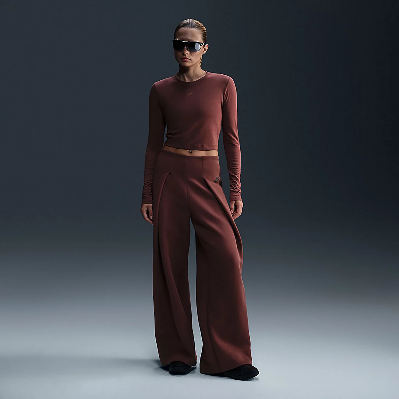 Nike Sportswear Women's Chill Knit Long-Sleeve Cropped Top | Academy Sports + Outdoors