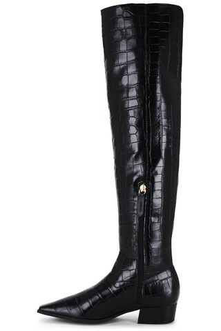 Schutz Helena Over The Knee Boot in Black from Revolve.com | Revolve Clothing (Global)