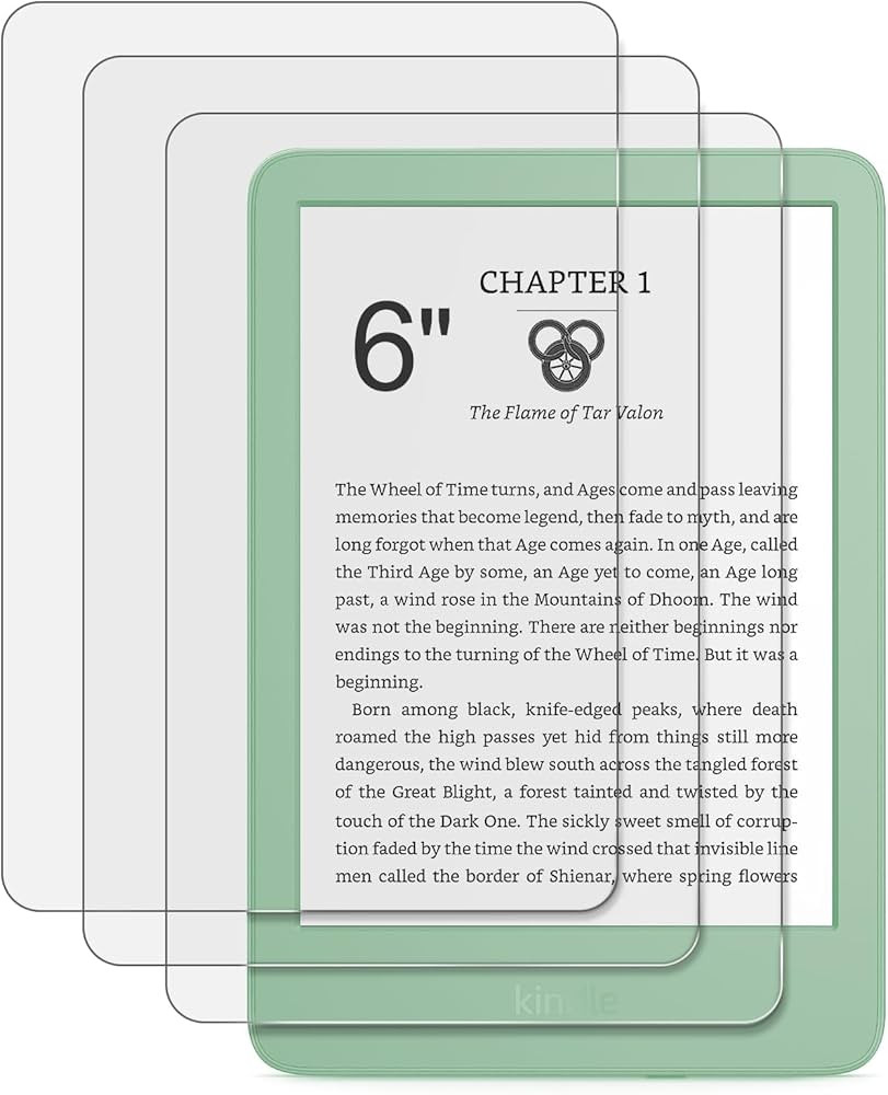 CoBak 3 Pack Anti-Glare Matte Screen Protector for 6" Kindle 2024 and 2022 (11 Generation) Kobo N... | Amazon (US)
