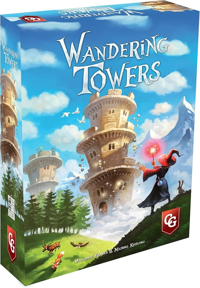 Wandering Towers, Strategy Board Game About Trapping Wizards, Movement, Magic & Spells, Fun Famil... | Amazon (US)