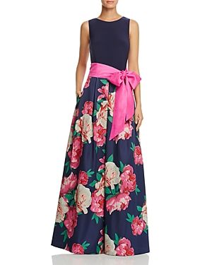 Eliza J Floral-Skirt Gown | Bloomingdale's (US)