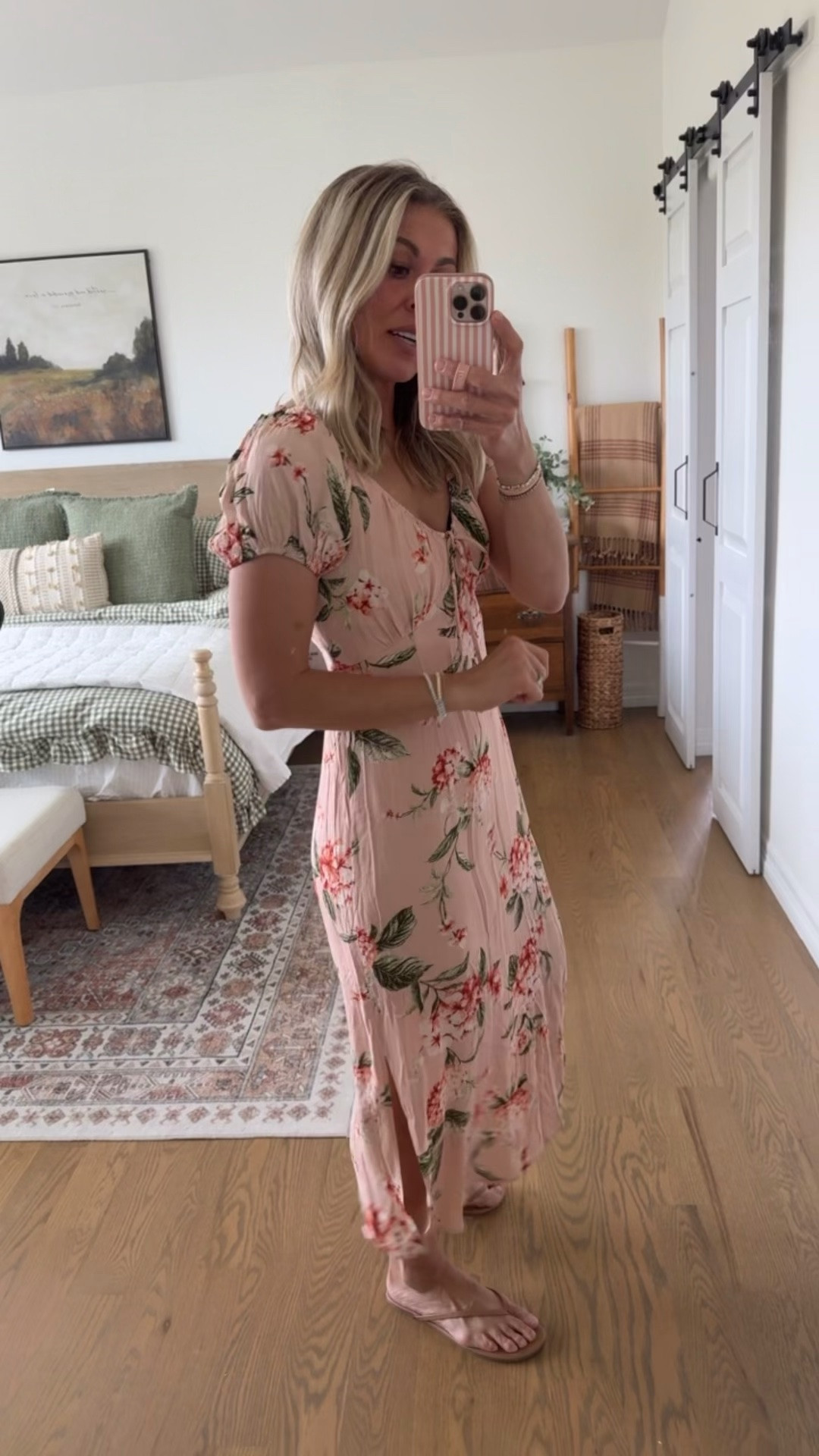 Wearing small in this dress! Wish I had sized up to medium for a smidge more room. 

Walmart fashion, Sarah Joy, summer midi dress

#LTKSaleAlert