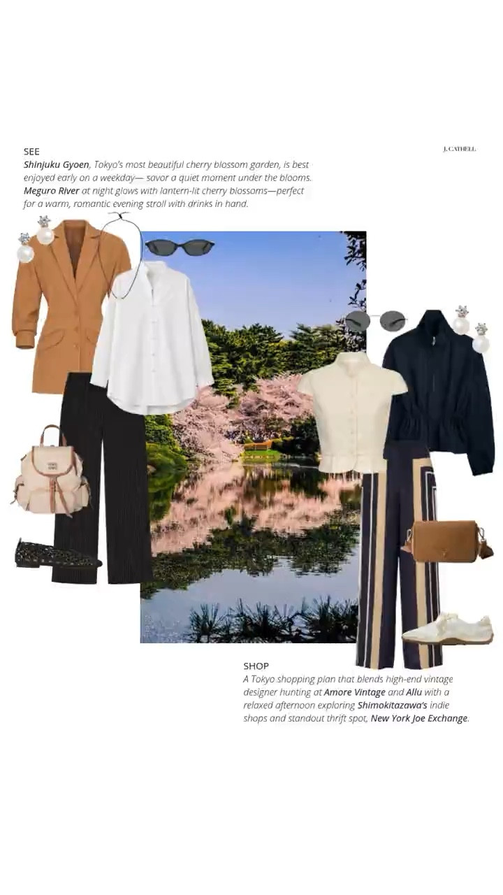 The ultimate girls’ trip—Japan edition 🇯🇵✨

Tokyo, Hakone, Kyoto, Osaka… a perfectly paced itinerary that blends city energy, quiet luxury, culture, and unforgettable food. Think cherry blossoms, private onsens, beautiful hotels, and moments you’ll be talking about for years.

Sharing the looks I’d pack for it all—polished, comfortable, and photo-ready for every stop. Save this for travel inspo and tap to shop. 🤍#JapanTravel #GirlsTrip #LuxuryTravel #TravelStyle #OutfitInspo #LTKFinds
 

 

#LTKTravel #LTKootd #LTKOver40 #LTKTravel