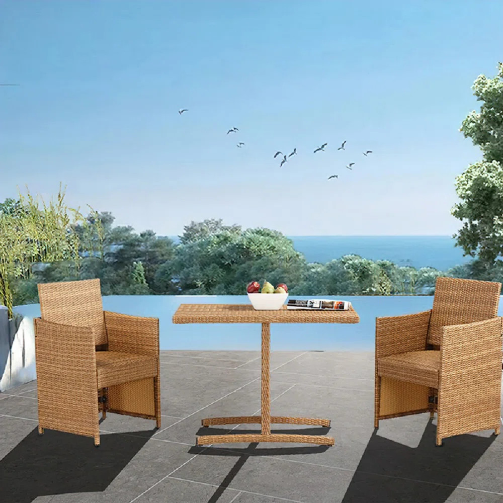Tylane 2 - Person Rectangular Outdoor Dining Set | Wayfair North America